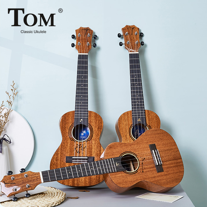 TOM尤克里里星座系列初学者单板小吉他乌克丽丽23寸成人学生女 白羊座BY-M1-23英寸