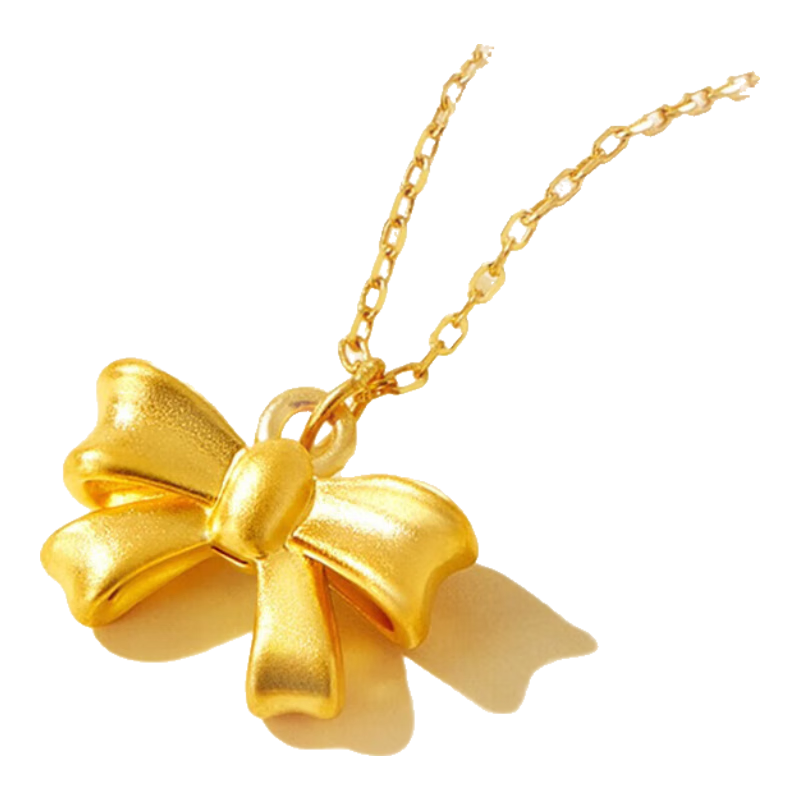 老庙 黄金吊坠 0.3g338元