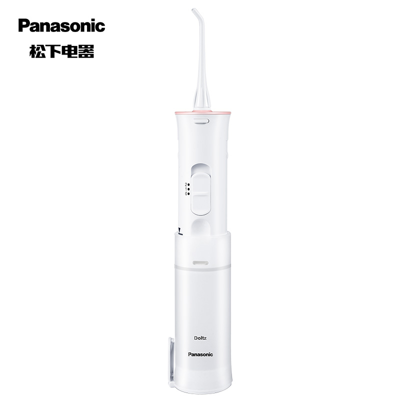 松下（Panasonic）冲牙器 洗牙器 水牙线   全身水洗 便携式设计 干电池式 EW-JDJ1A