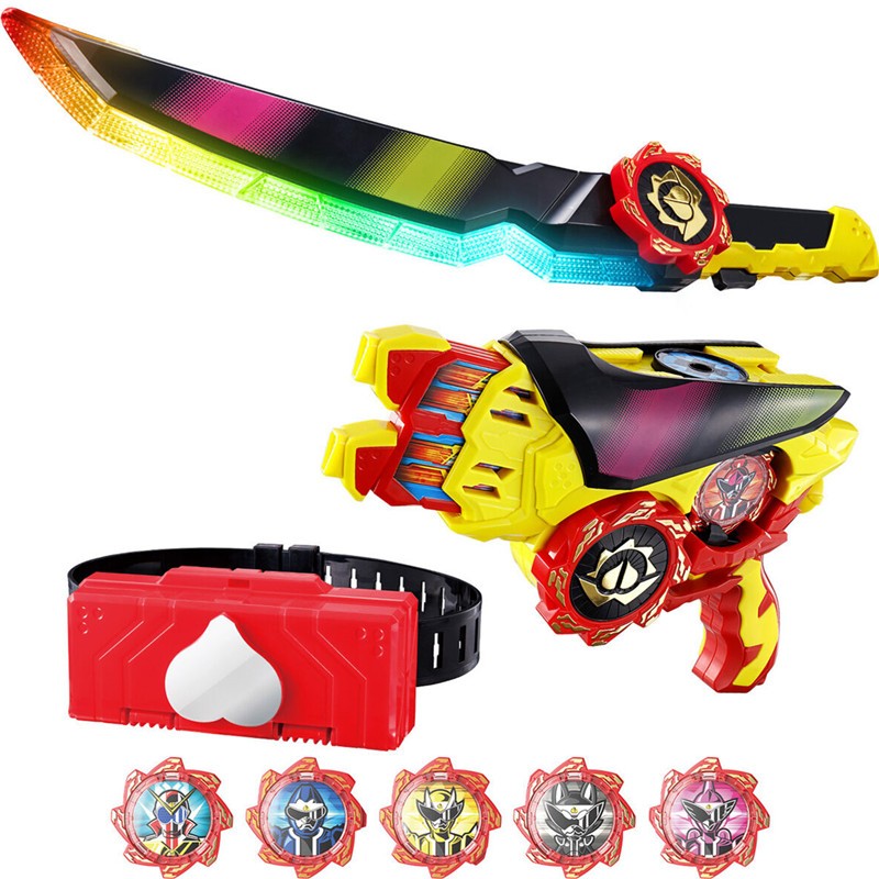 万代 暴太郎战队 dx变身器 青少年玩具 禧玛诺don变身器组合装