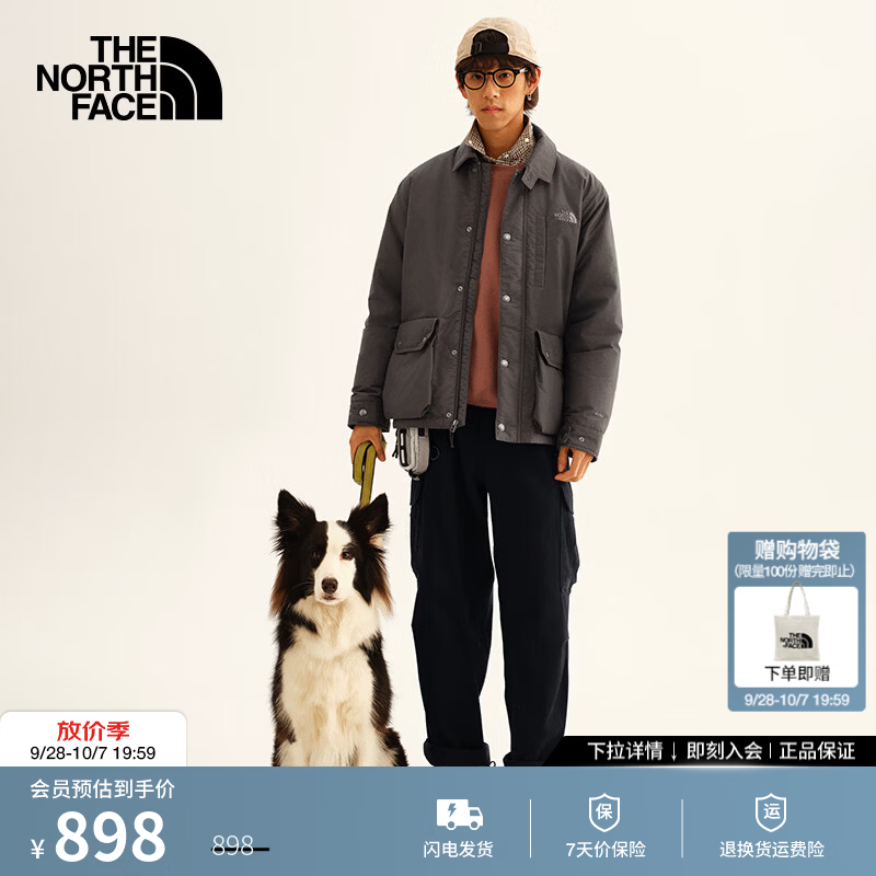 北面（The North Face）休闲长裤子男Beta纯棉宽松户外透气休闲26秋冬上新|8KFU JK3/宇宙黑 34 /180/86A