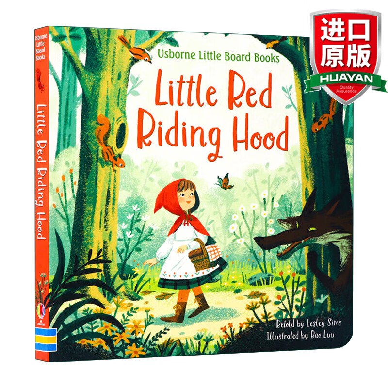 小红帽 纸板书 睡前经典童话故事色彩丰富 英文版 进口英语原版书籍