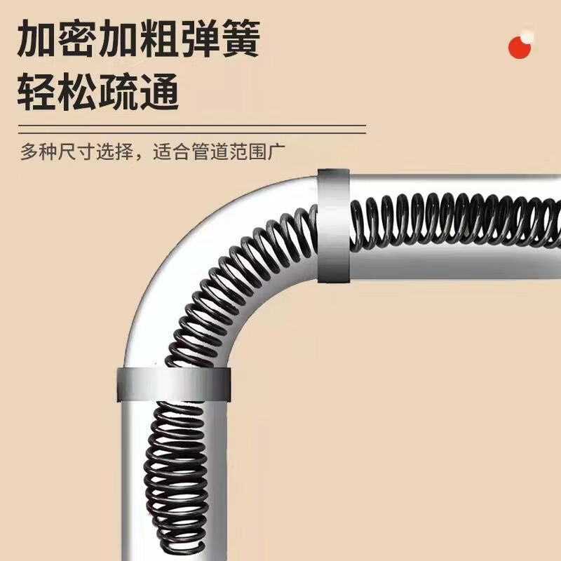 下水道疏通神器马桶厕所厨房管道堵塞家用电动工具专用 锂电钻免插电【10米套装】送进给器+连接轴