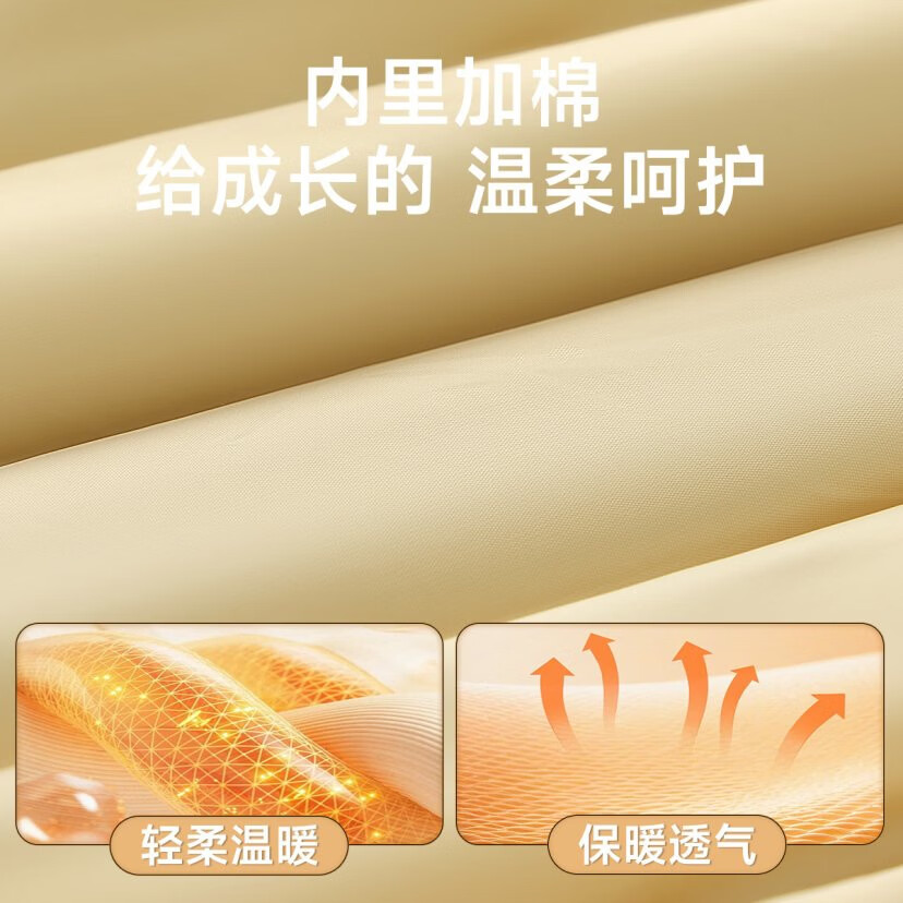 史努比儿童棉袄加厚冬装新款冬季男童童装宝宝保暖棉服户外休闲潮流外套 酷帅努比 80
