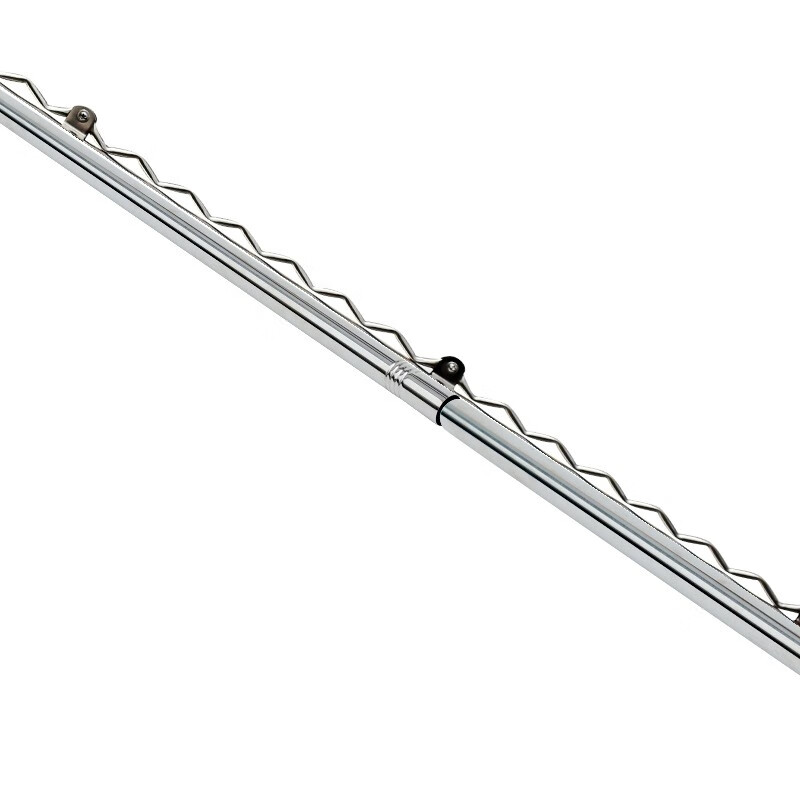 子竹竿晾衣杆室内外单杆凉衣服晒被子晾衣架 防风钩式(配夹钳 螺丝刀)