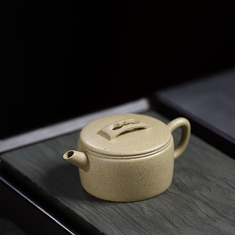 杉宝居 本山段泥汉瓦140毫升 轻胚薄胎内推球孔大口紫砂壶