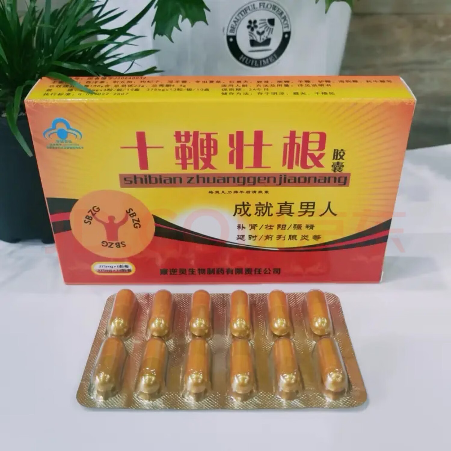 老款十鞭壮根胶囊12粒男用速效口服一粒一想就硬买二送一