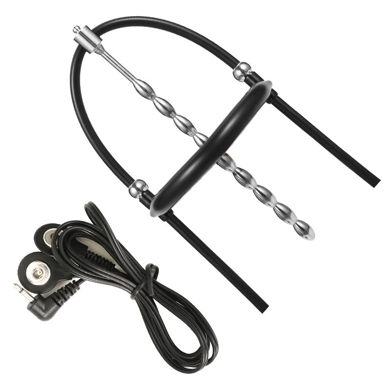 情趣sm电击马眼棒长期佩戴外出电流惩罚阴茎环私处工具男性gay高潮