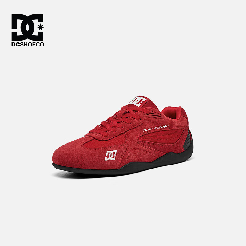 DCSHOES CAS CORSARO男士复古德训鞋2026新潮流男鞋运动休闲鞋子赛车鞋93 焰红 36 码【标准尺码,正码正拍】