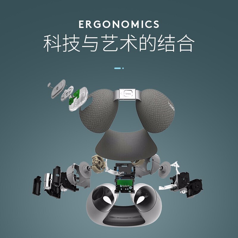 倍轻松(breo)【官方店】iNeck air2颈部按摩器 颈椎按摩按摩仪 智能按摩枕 送父母 实用生日礼物