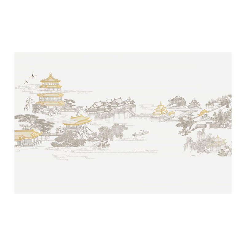 新福壁海壁畫(huà)定制3d立體新中式水墨山水畫(huà)電視背景墻壁紙客廳壁布茶室墻紙 設(shè)計(jì)師推薦款1 無(wú)縫無(wú)紡布