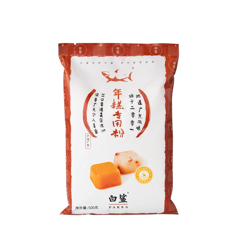 白鲨 年糕粉 韩国特产小吃年糕条 炒年糕专用粉 500g装