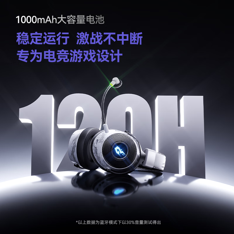 lvsonmng柏林之声适用索尼真无线蓝牙耳机头戴式国潮听歌电竞游戏有线耳麦电脑男女生跑步运动降噪蓝牙耳麦 陨炭黑