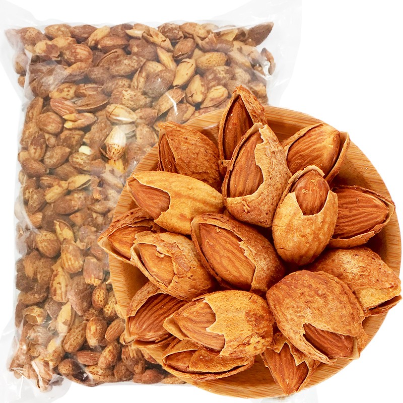 都市余味薄壳巴旦木盐焗奶香坚果5斤手剥大杏仁扁桃仁去壳巴旦木仁