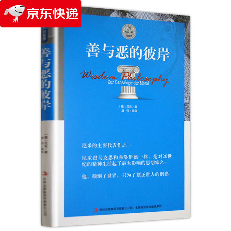善与恶的彼岸 尼采著 励志书籍书外国哲学书籍 尼采的主要代表作
