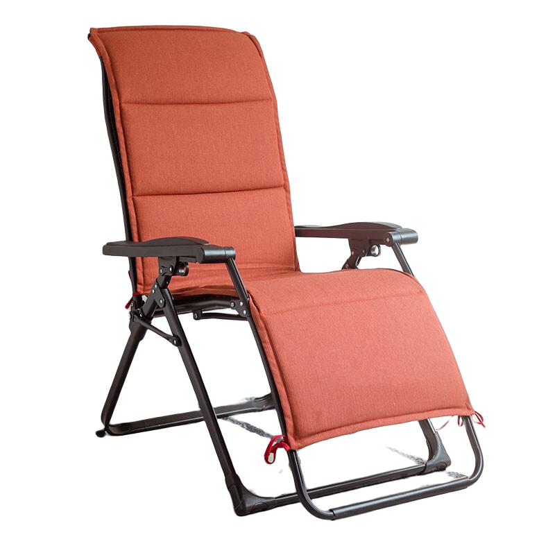 紫葉喬伊躺椅午休折疊藤椅辦公室陽臺家用休閑老人專用藤編靠背椅 【薄款坐墊】午休椅+暗紅坐墊