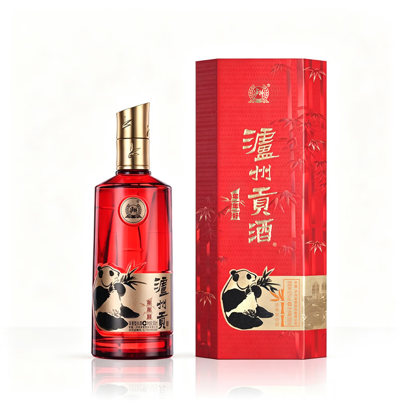 泸州老窖泸州贡年年好52度浓香型高度白酒整箱送礼宴请婚宴喜酒礼盒装 52度 500mL 2瓶 泸州贡红色