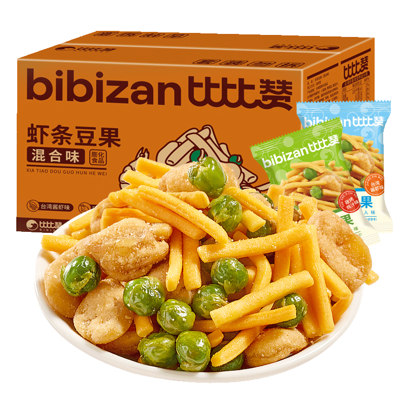 �ȱ��ޣ�BIBIZAN��Ϻ��������Ͽ�ζ500gϺƬ�ඹ�򻯱�������С����ʳƷ 15.9Ԫ