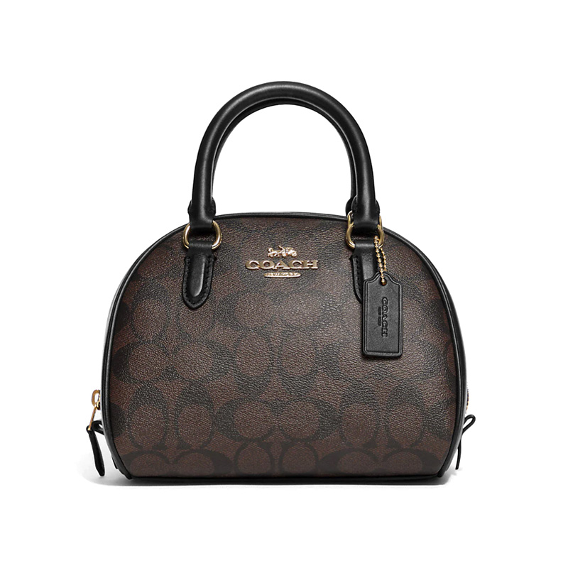 coach蔻驰女士新款sydney系列手提包单肩斜挎包小贝壳包奢侈品潮牌 ca
