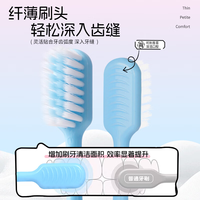 STORYWAY成人软毛牙刷护龈深度清洁高颜值浪漫樱花牙刷男女士专用牙刷 软毛牙刷【浪漫樱花】 5支