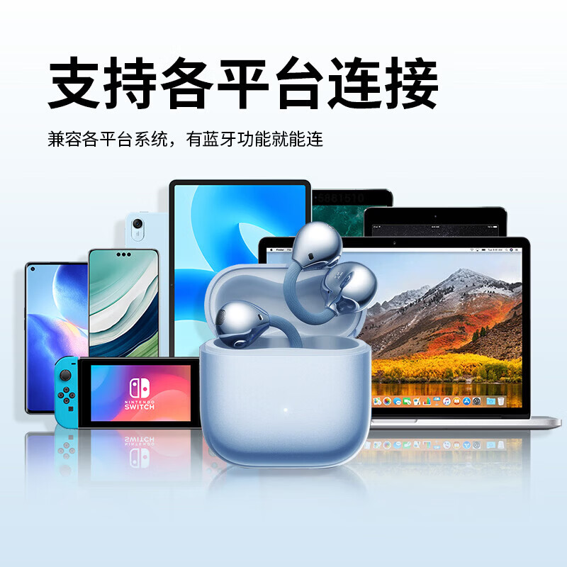 Ai同声传译AirClip2华强北AI翻译耳机夹耳式蓝牙耳机真无线适用iPhone16/17Pods耳夹式开放不入耳 【紫色】智能AI同声翻译 \官新全功能\夹耳式