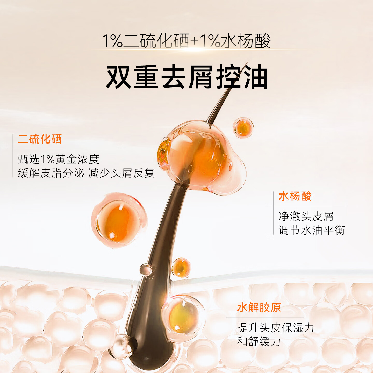 首研二硫化硒洗发水洗剂控油去油蓬松去屑止痒洗发水1%青少年用洗发水 【300ml*1瓶|油塌头|控油蓬松|柔顺养护】