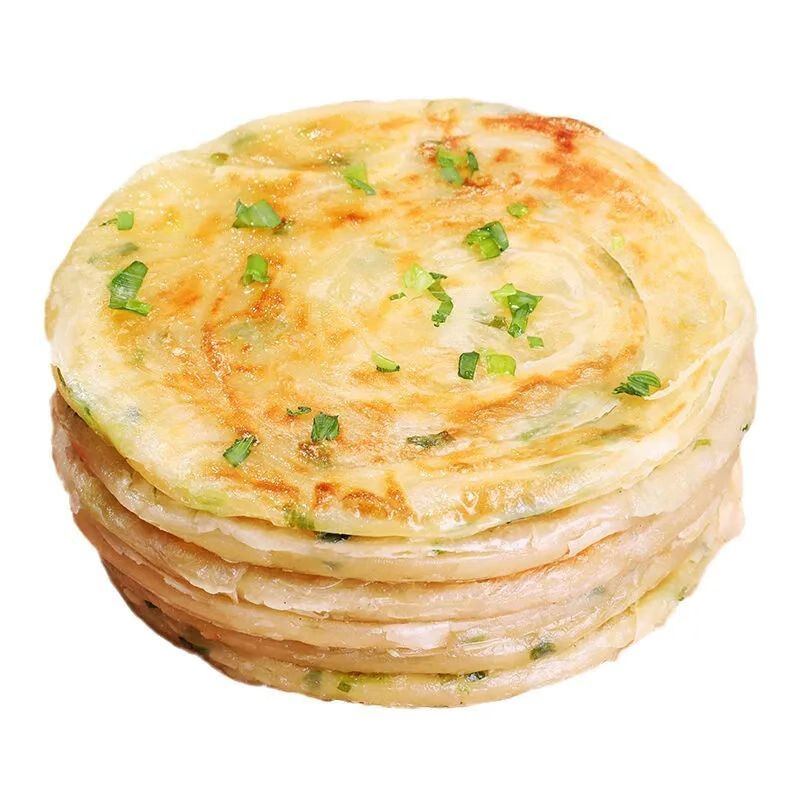 正宗葱油饼老上海葱香味手抓饼速冻煎饼早餐食品半成品葱花面饼皮 80g