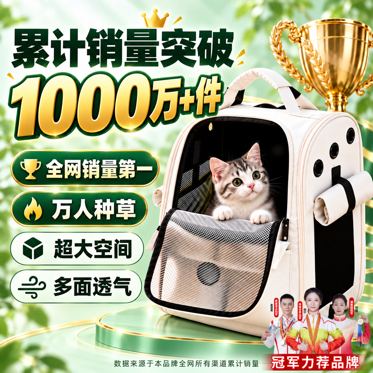 GERTHRON德国猫包外出便携包透气双肩书包四季通用立体大容量猫笼子外出包 米白色【升级侧开互动 防应激卷帘】双肩包 【全新升级第二代】适用18斤内猫咪 立体不塌