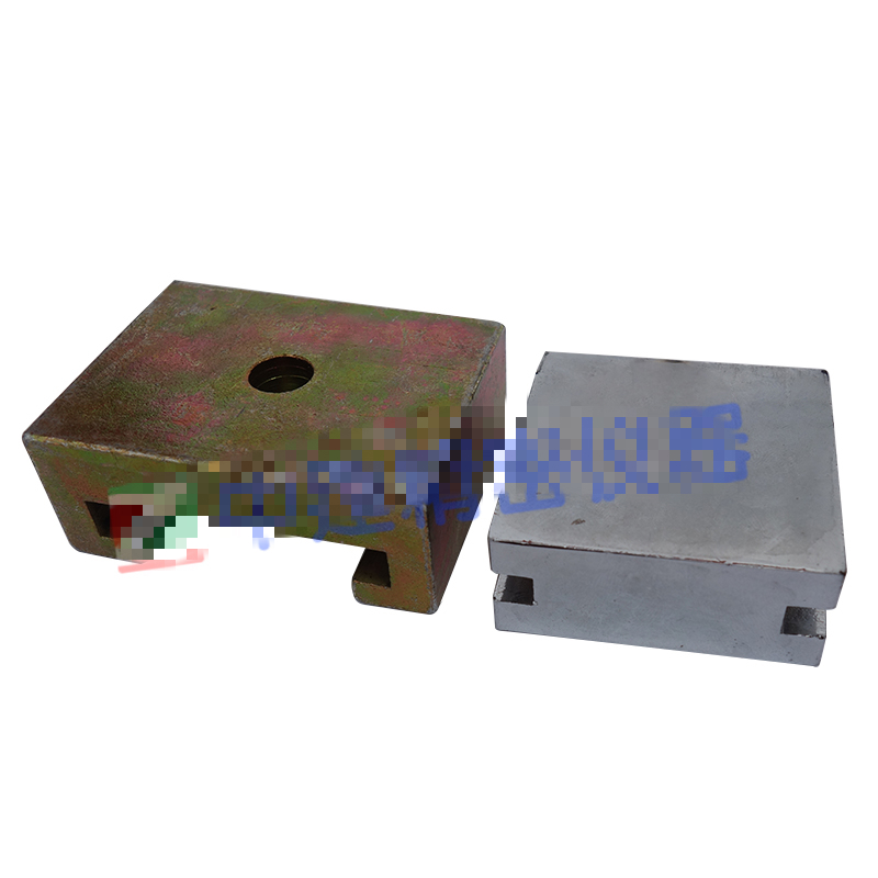 OLOEY人造板内胶合结合强度测定试验夹具金属卡头胶合板卡头卡具接头 夹具一套(2个)