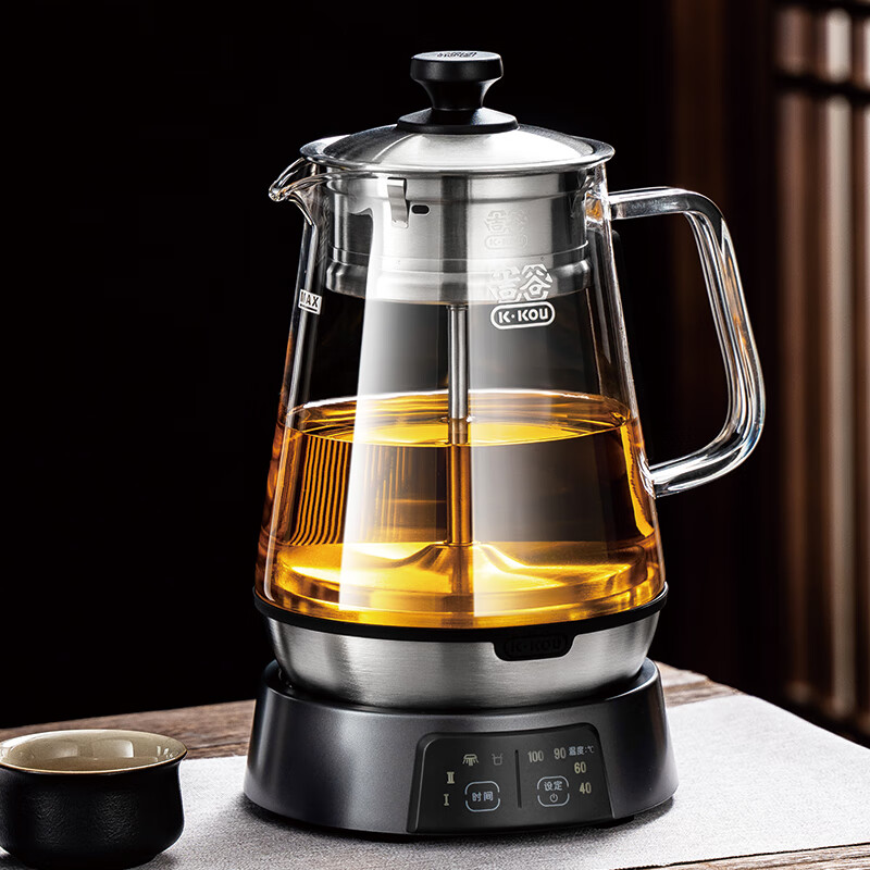 oemg日本进口品质 养生壶煮茶器花茶壶玻璃 吉谷煮茶器2024新款全自动