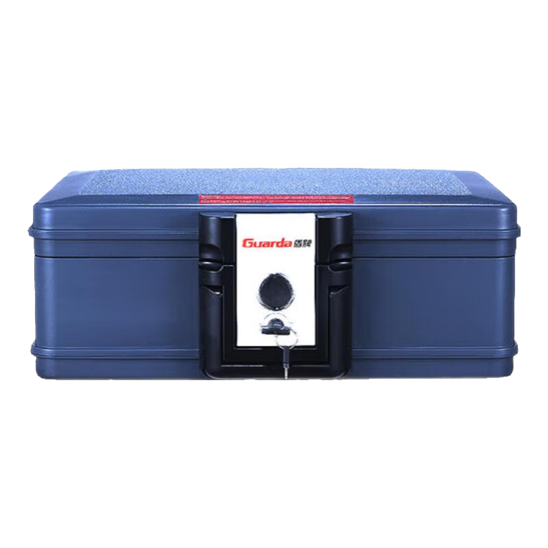 盾牌防火保險(xiǎn)箱家用小型美標(biāo)UL防火認(rèn)證防水2013款保險(xiǎn)柜手提辦公財(cái)務(wù)證件文件收納上翻式耐高溫夾萬(wàn) 2017C中號(hào)灰藍(lán)-存放A4尺寸-鑰匙鎖 【美國(guó)UL防火30分鐘認(rèn)證】-SGS防水功能