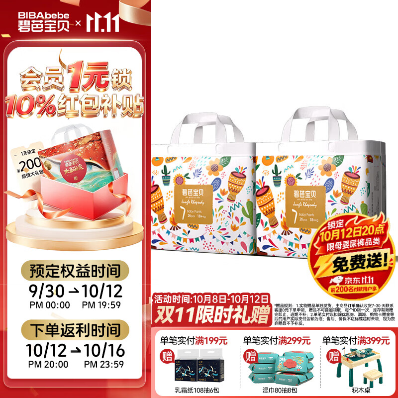 碧芭宝贝丛林狂想曲拍2发4包 136元 - 86线报