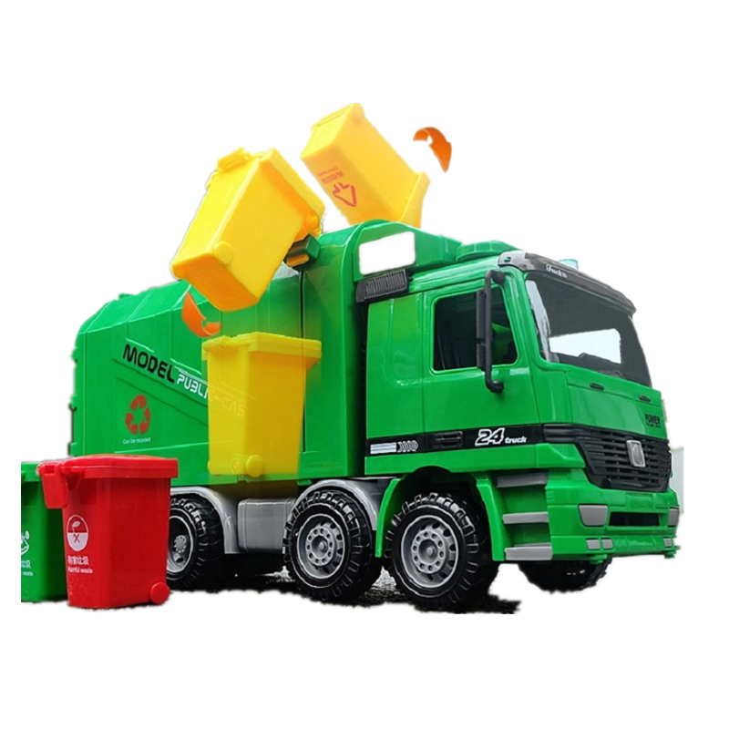 卡威汽车模型——大号环卫车垃圾分类城市扫地机玩具惯性小汽车道路大码清扫车玩具价格趋势分析和评测