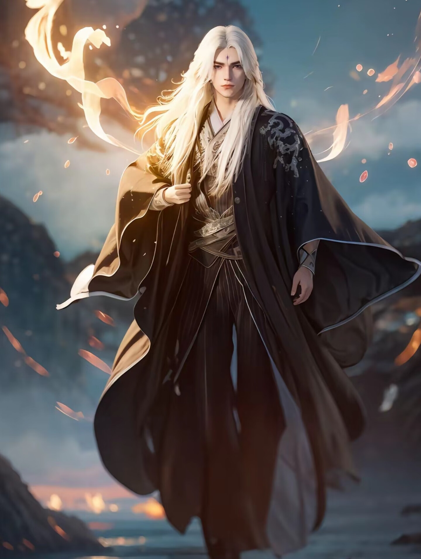 仙逆手办定制动漫雕像模型摆件玩具gk游戏仙逆王林王麻子帅哥金丹