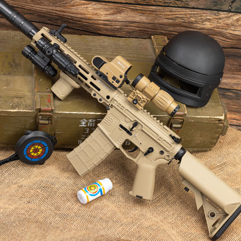 鹿凌青博涵slr电动连发突击玩具 空挂回膛m416锦明8代儿童抢玩具男孩