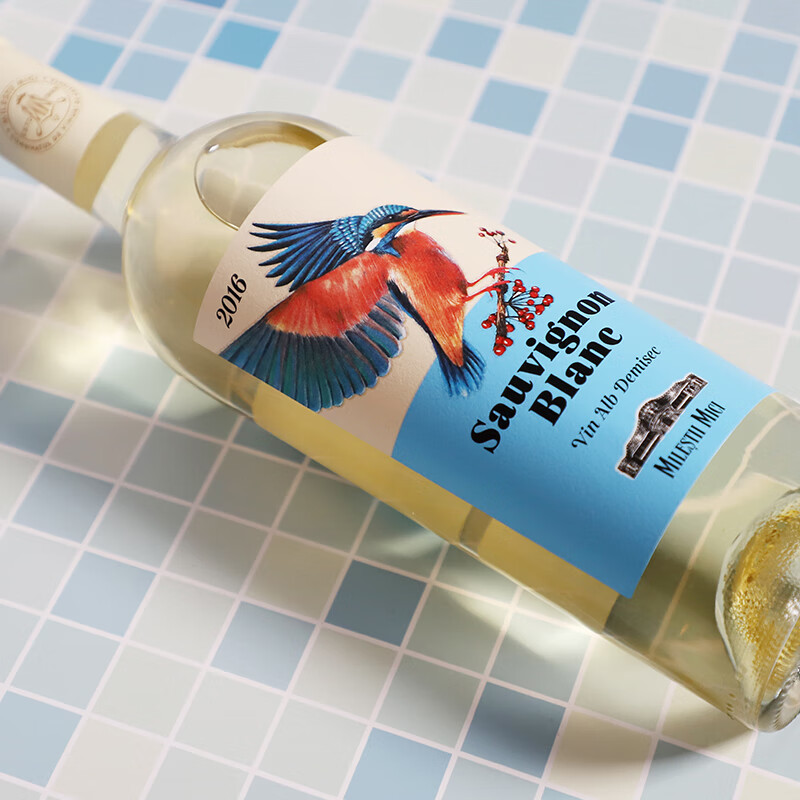 米茨百色丽长相思半干白葡萄酒 原瓶原装进口红酒 欧洲摩尔多瓦产区 6支装