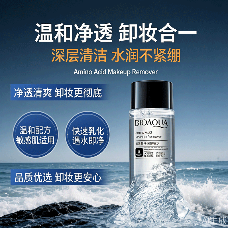 泊泉雅净颜卸妆水无残留深层清洁不刺激温和敏感肌适用3瓶 39元 - 86线报