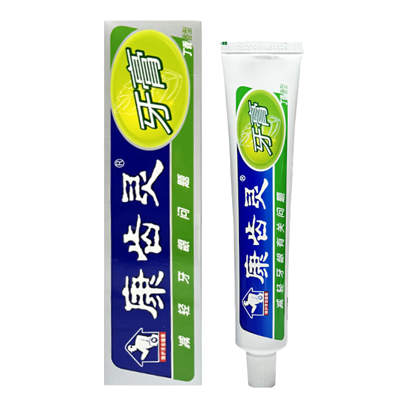 康齿灵牙膏 基础护理 专注减轻牙龈问题 温和配方 洁净牙齿 防酸抗敏家庭装【康齿灵牙膏】买3送2实发5支