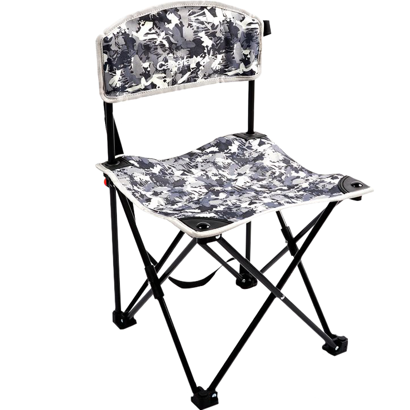 DECATHLON 迪卡侬 户外折叠椅折叠凳钓鱼椅便携式折叠凳小椅子CAP迷彩色 1774745