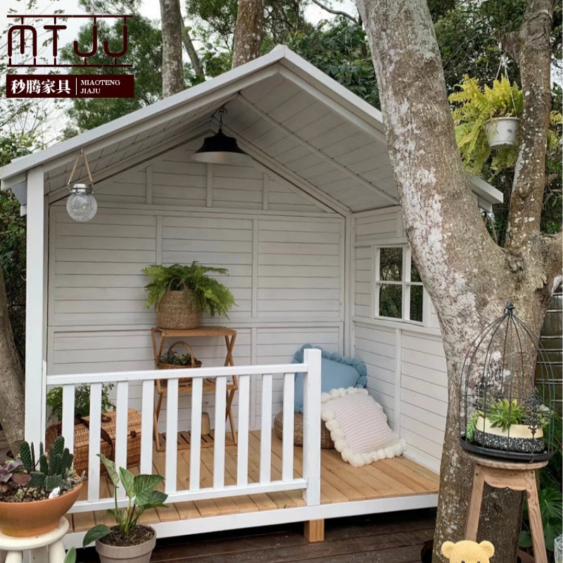 诗亭坊防腐木凉亭凉亭户外庭院现代简约亭子f腐木别墅庭院小木屋户外
