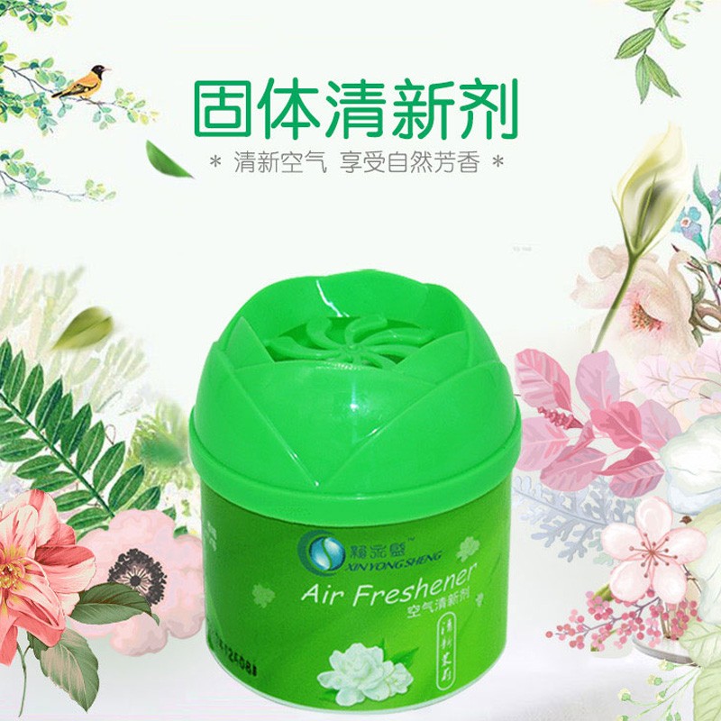 Jepoo 固体空气清新剂香膏卫生间厕所除臭芳香剂室内卧室车用清香剂 110g香型混发 9盒