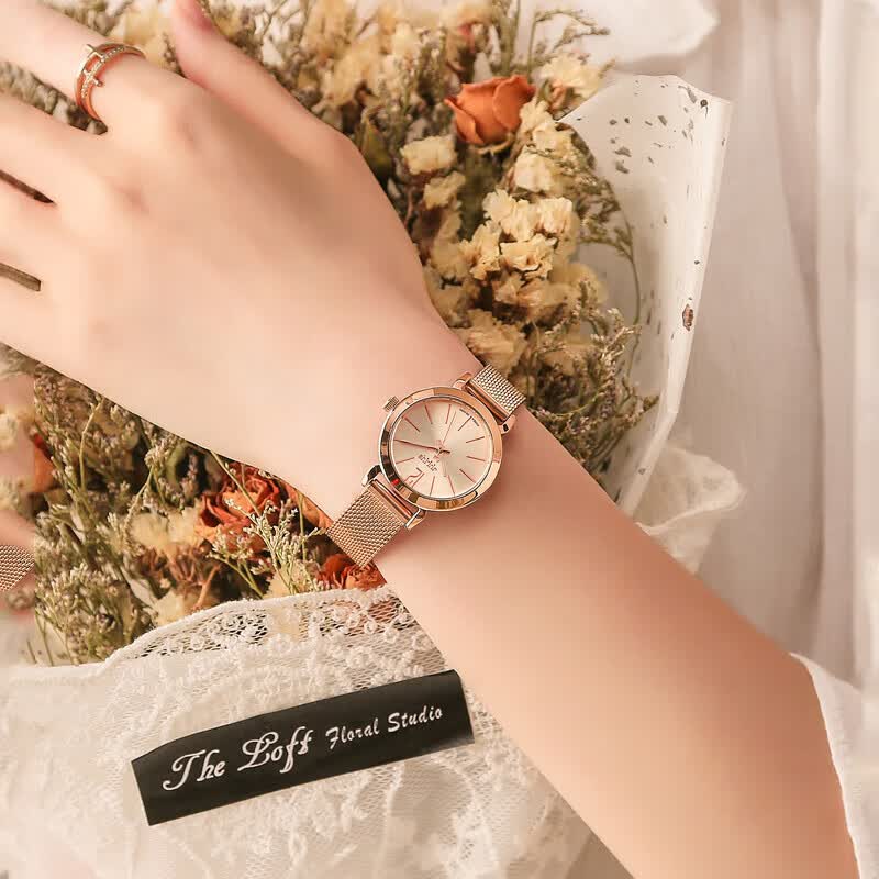 聚利时（Julius）手表女妇女节礼物送老婆送女友韩版学生时尚简约石英防水女士手表