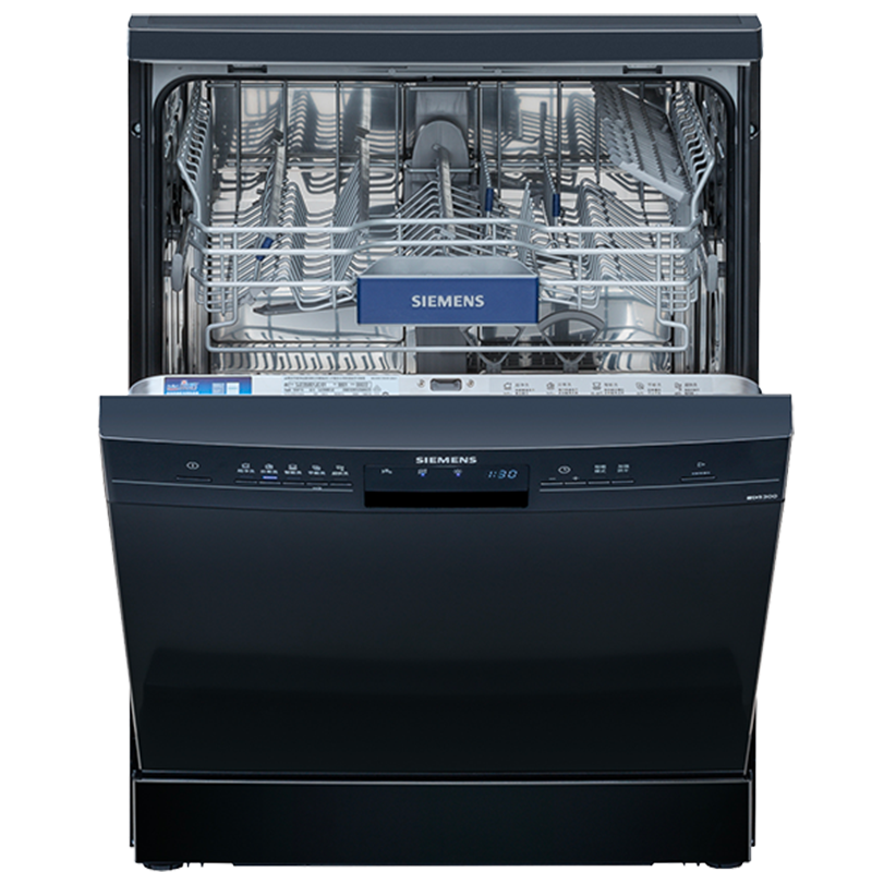 西门子(SIEMENS)  12套大容量 家用除菌洗碗机嵌入式独立式 独嵌两用 SJ235B01JC（黑色）