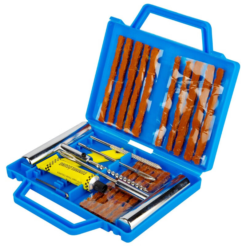 酷莱普汽车补胎工具套装(金属版)车用应急救援补胎快速补胎真空轮胎