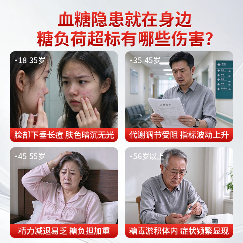 健谊肉桂片辅助降血糖高血糖糖尿病中老年保健通用 【基础装】初阶养护 30片*2瓶