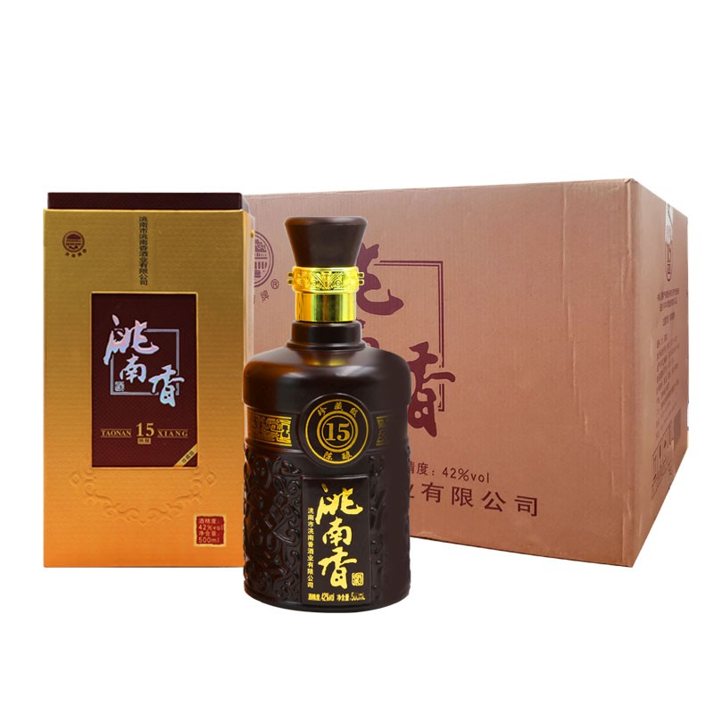 洮南香白酒15陈酿42度浓香酒东北吉林特产窖藏精酿送礼宴请整箱 整箱