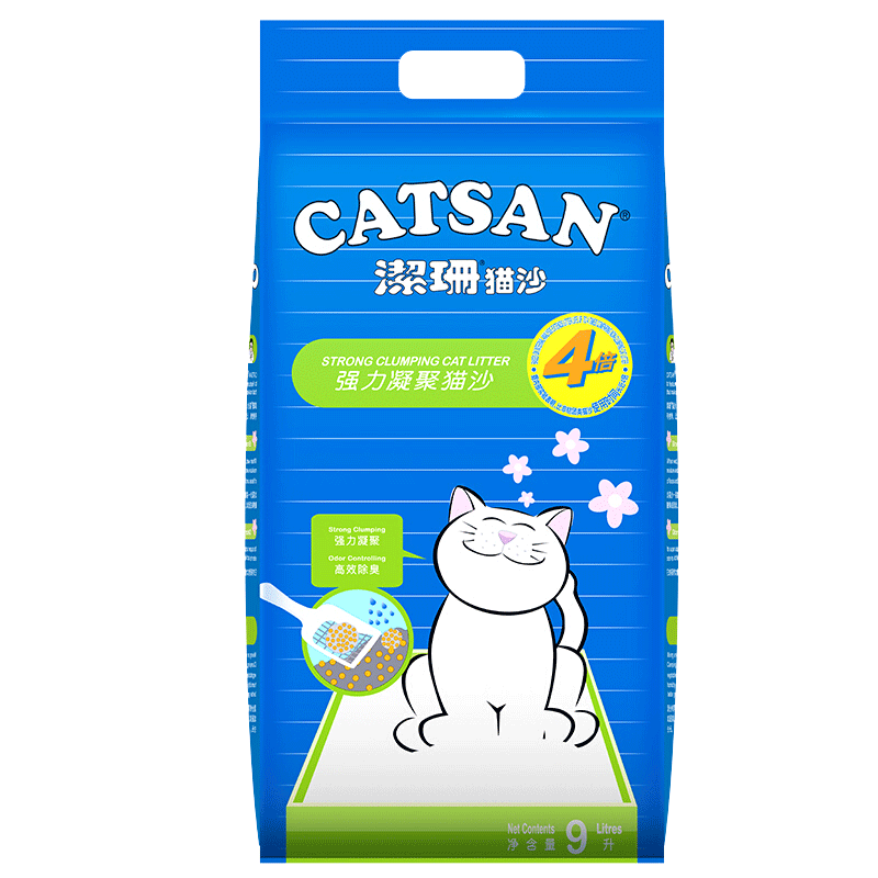 CATSAN 洁珊 膨润土猫砂 9L