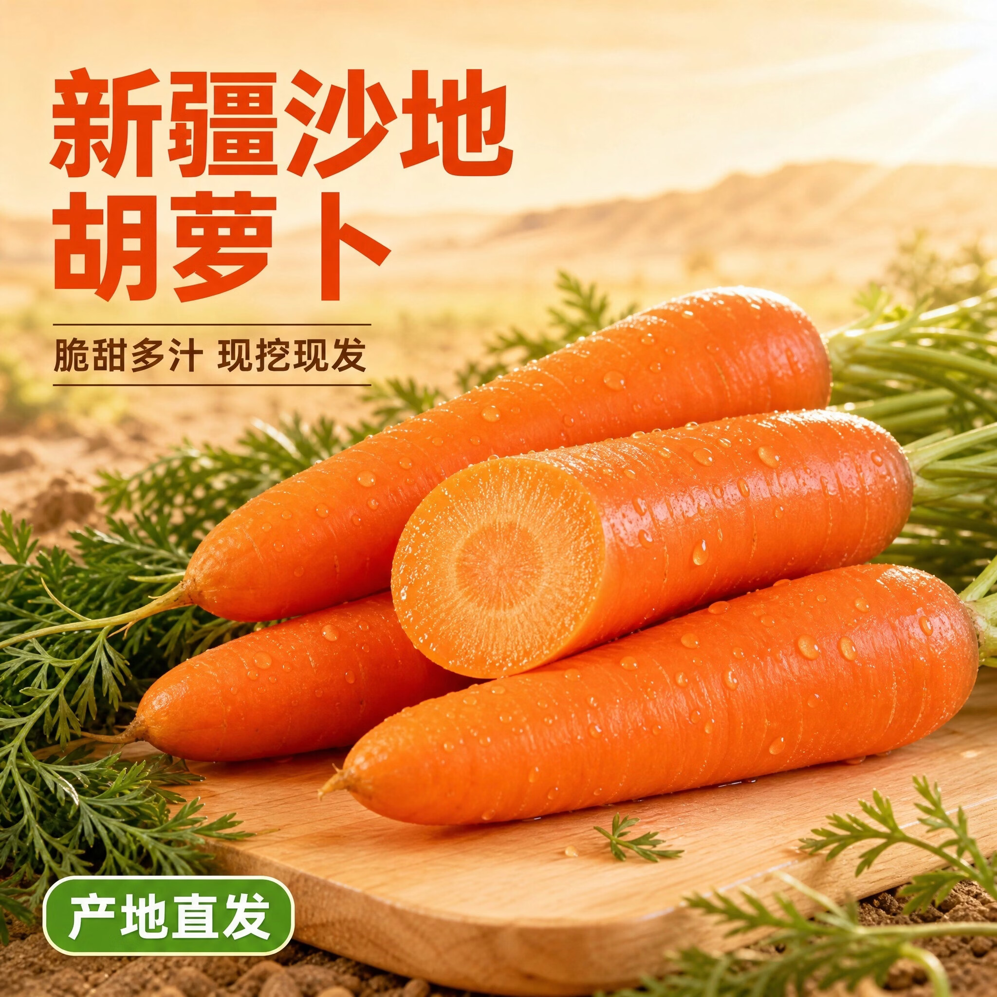 新疆黄萝卜红黄胡萝卜组合装新鲜农家自种蔬菜手抓饭榨汁凉拌萝卜 黄胡萝卜+红胡萝卜双拼4.5斤
