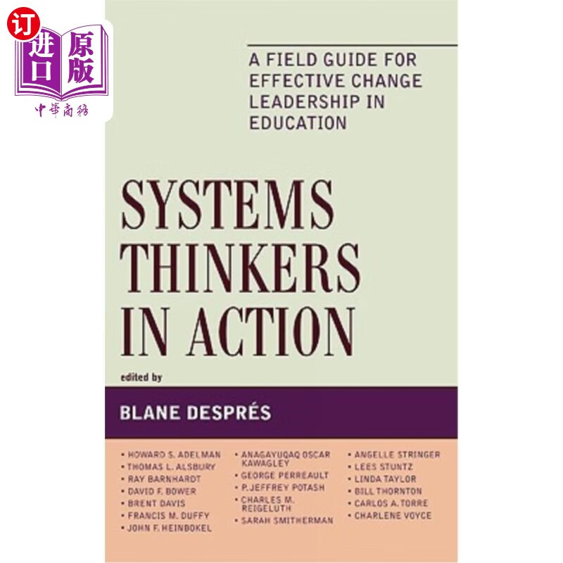 海外直订systems thinkers in action: a field guide for effective