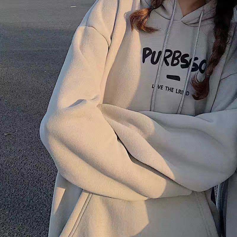 万派摩连帽卫衣男ins潮秋冬上衣韩版潮流宽松港风情侣